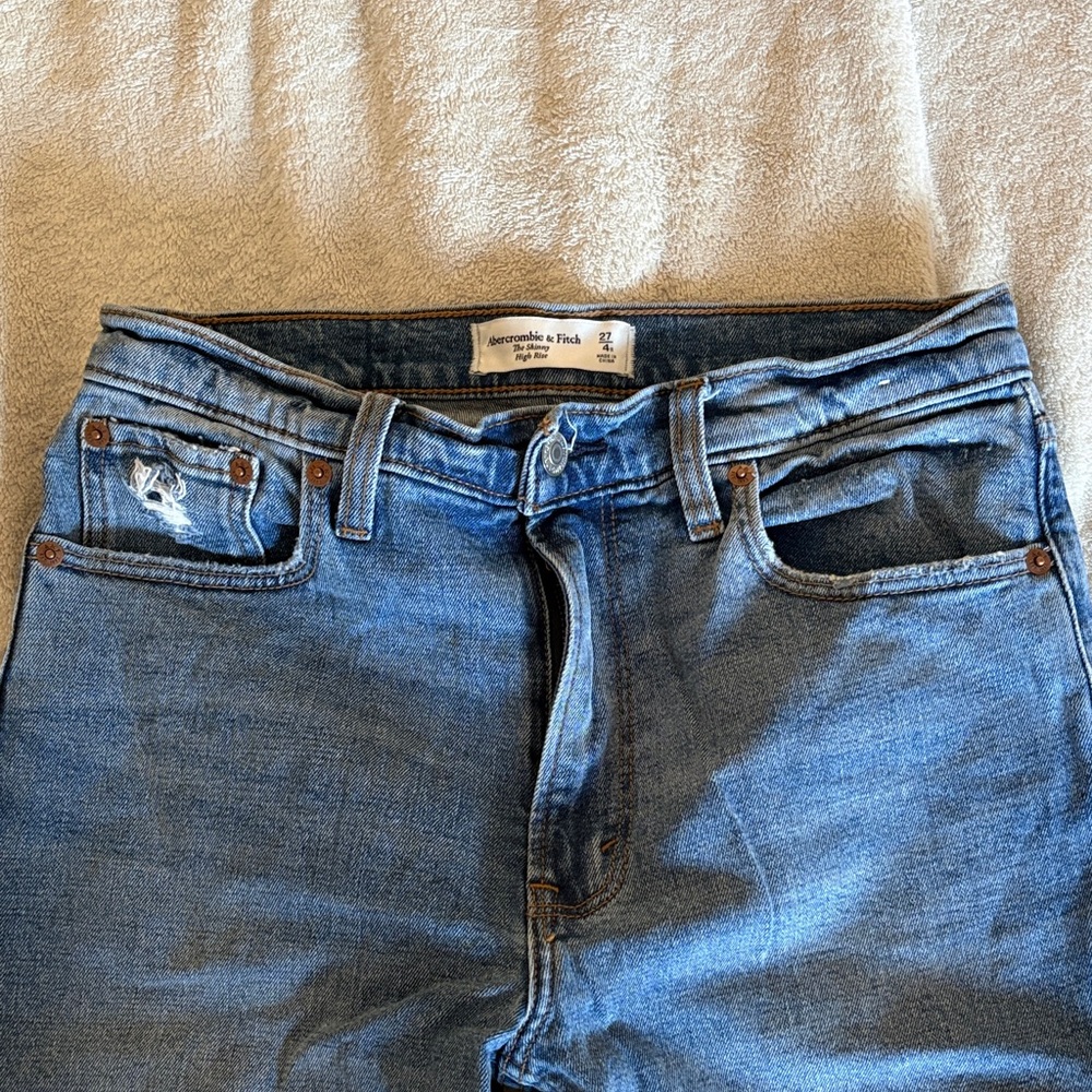 Abercrombie & Fitch Blue Skinny Jeans